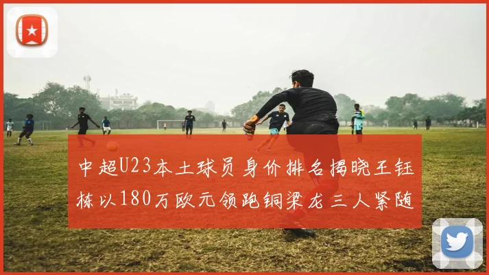 中超U23本土球员身价排名揭晓王钰栋以180万欧元领跑铜梁龙三人紧随其后